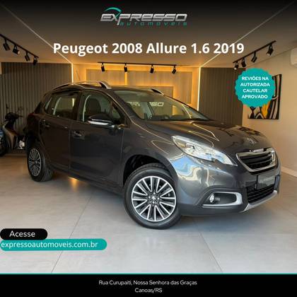 PEUGEOT 2008 1.6 16V FLEX ALLURE 4P AUTOMÁTICO PEUGEOT 2008 1.6 16V FLEX ALLURE 4P AUTOMÁTICO